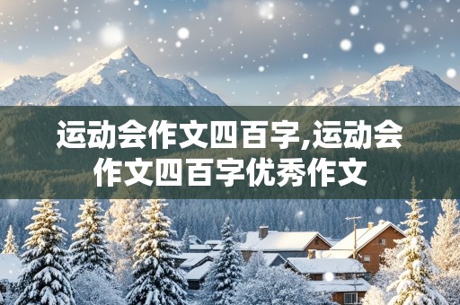 运动会作文四百字,运动会作文四百字优秀作文