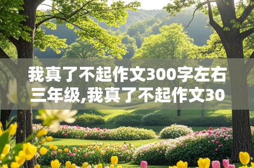 我真了不起作文300字左右三年级,我真了不起作文300字左右三年级下册