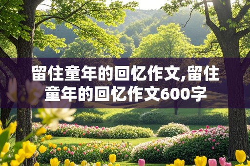 留住童年的回忆作文,留住童年的回忆作文600字