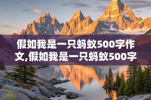 假如我是一只蚂蚁500字作文,假如我是一只蚂蚁500字作文六年级