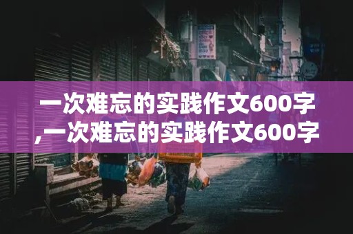 一次难忘的实践作文600字,一次难忘的实践作文600字初一