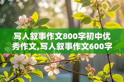 写人叙事作文800字初中优秀作文,写人叙事作文600字初中优秀作文