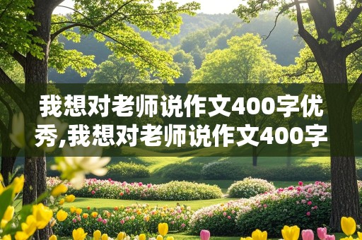 我想对老师说作文400字优秀,我想对老师说作文400字优秀免费