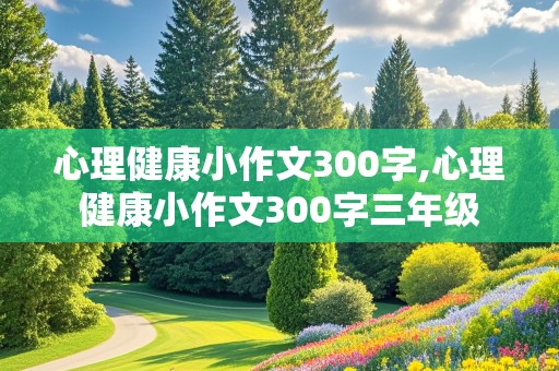 心理健康小作文300字,心理健康小作文300字三年级