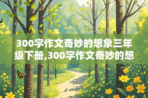 300字作文奇妙的想象三年级下册,300字作文奇妙的想象三年级下册贪玩的小水滴