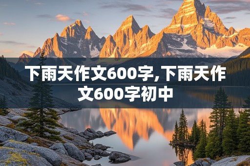 下雨天作文600字,下雨天作文600字初中