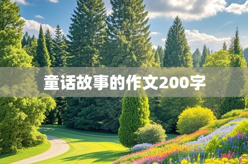 童话故事的作文200字