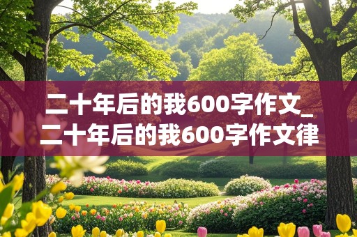 二十年后的我600字作文_二十年后的我600字作文律师