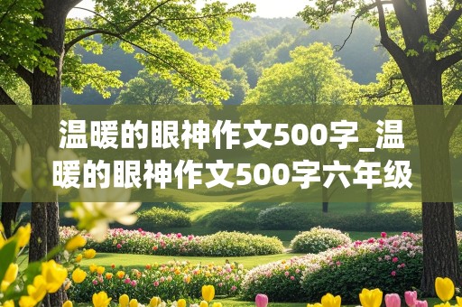 温暖的眼神作文500字_温暖的眼神作文500字六年级