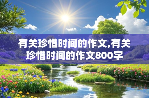 有关珍惜时间的作文,有关珍惜时间的作文800字