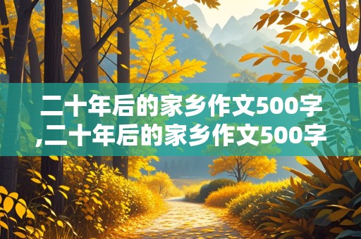 二十年后的家乡作文500字,二十年后的家乡作文500字优秀作文