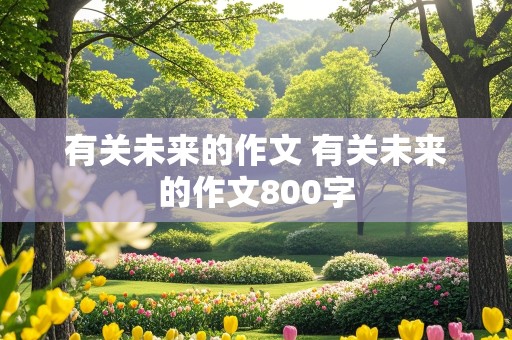 有关未来的作文 有关未来的作文800字