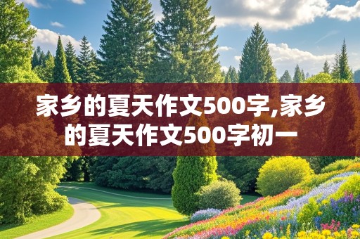 家乡的夏天作文500字,家乡的夏天作文500字初一