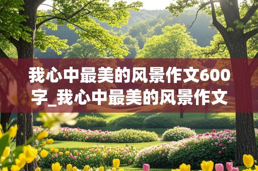 我心中最美的风景作文600字_我心中最美的风景作文600字初中