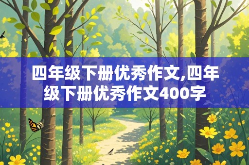 四年级下册优秀作文,四年级下册优秀作文400字