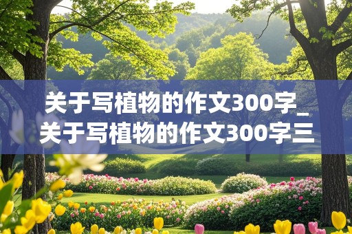 关于写植物的作文300字_关于写植物的作文300字三年级