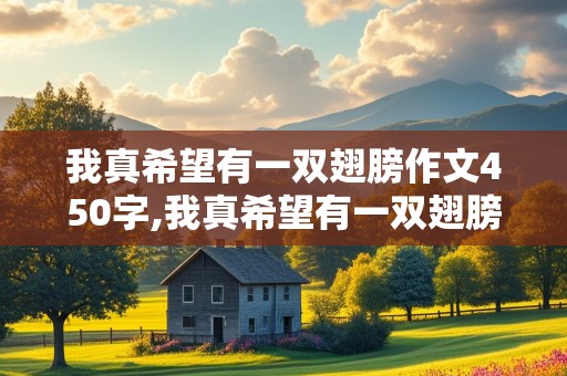 我真希望有一双翅膀作文450字,我真希望有一双翅膀作文450字怎么写