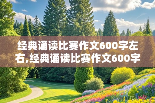 经典诵读比赛作文600字左右,经典诵读比赛作文600字左右千里江山图