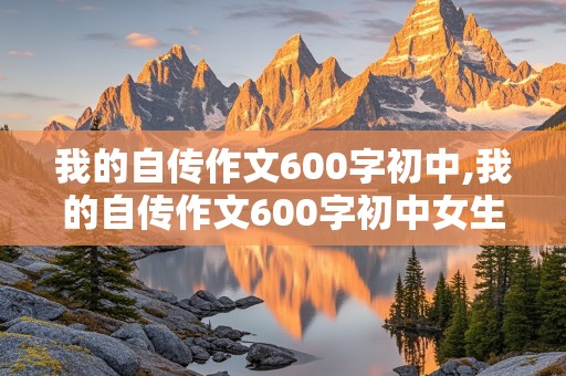 我的自传作文600字初中,我的自传作文600字初中女生