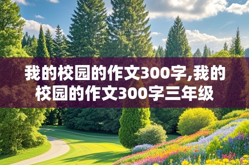 我的校园的作文300字,我的校园的作文300字三年级