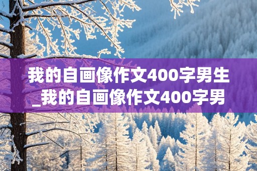 我的自画像作文400字男生_我的自画像作文400字男生四年级