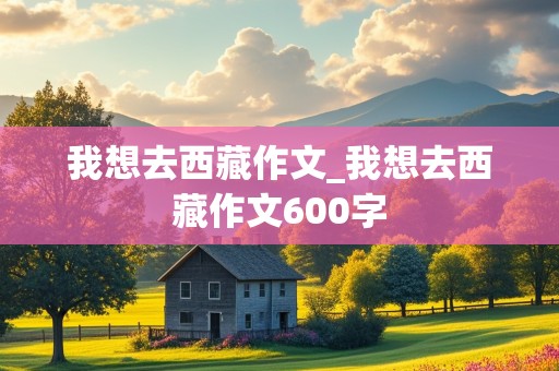 我想去西藏作文_我想去西藏作文600字