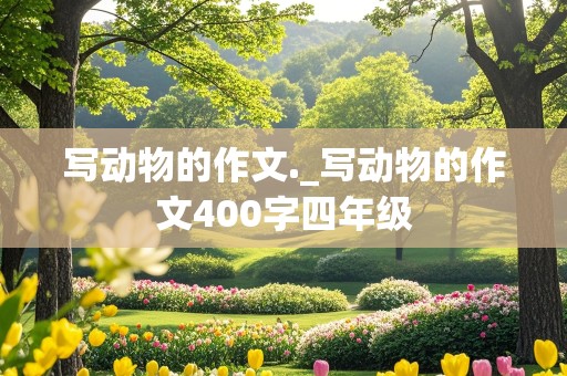 写动物的作文._写动物的作文400字四年级