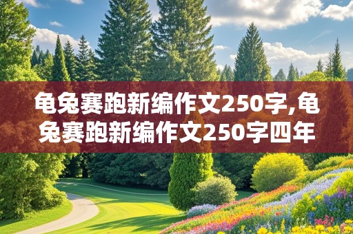 龟兔赛跑新编作文250字,龟兔赛跑新编作文250字四年级下册