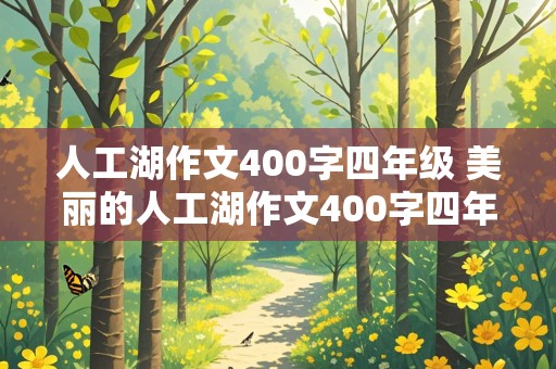 人工湖作文400字四年级 美丽的人工湖作文400字四年级