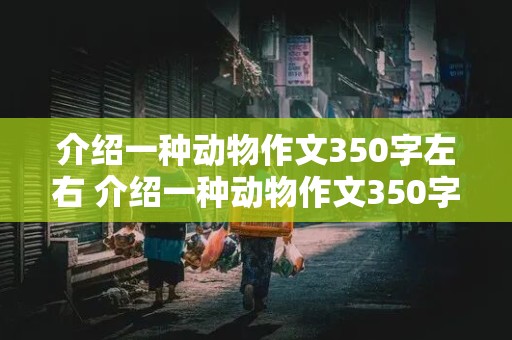 介绍一种动物作文350字左右 介绍一种动物作文350字左右小猫