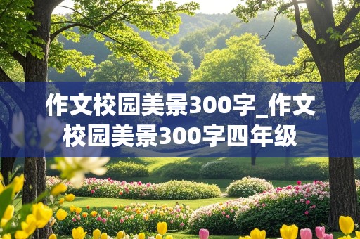 作文校园美景300字_作文校园美景300字四年级