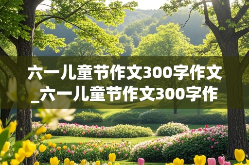 六一儿童节作文300字作文_六一儿童节作文300字作文六年级