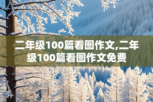 二年级100篇看图作文,二年级100篇看图作文免费