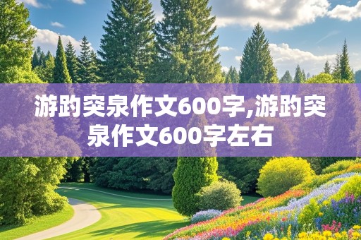 游趵突泉作文600字,游趵突泉作文600字左右