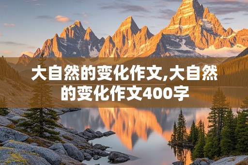 大自然的变化作文,大自然的变化作文400字