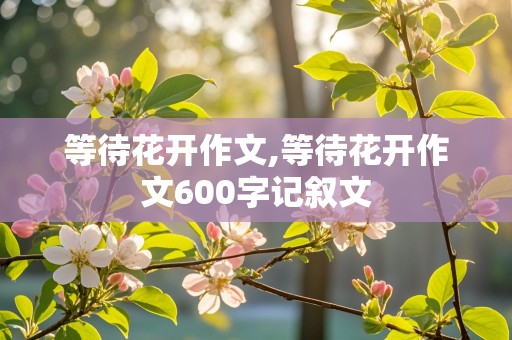 等待花开作文,等待花开作文600字记叙文