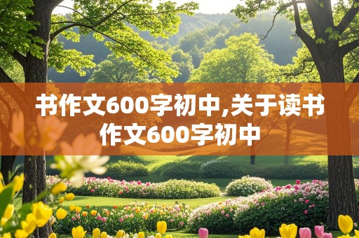 书作文600字初中,关于读书作文600字初中