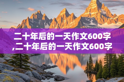 二十年后的一天作文600字,二十年后的一天作文600字初中