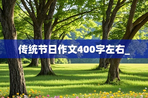 传统节日作文400字左右_