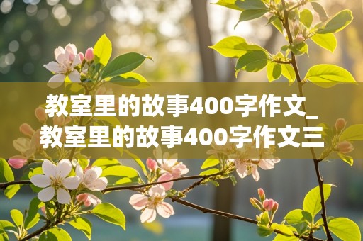 教室里的故事400字作文_教室里的故事400字作文三年级