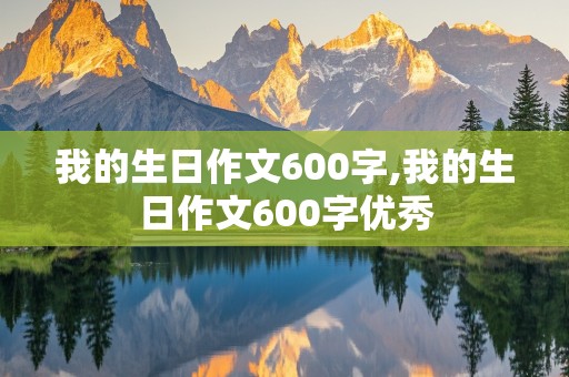 我的生日作文600字,我的生日作文600字优秀