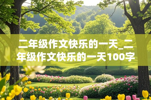 二年级作文快乐的一天_二年级作文快乐的一天100字