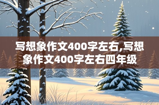 写想象作文400字左右,写想象作文400字左右四年级