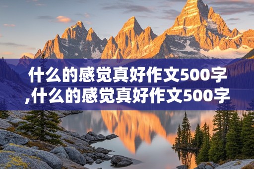 什么的感觉真好作文500字,什么的感觉真好作文500字作文