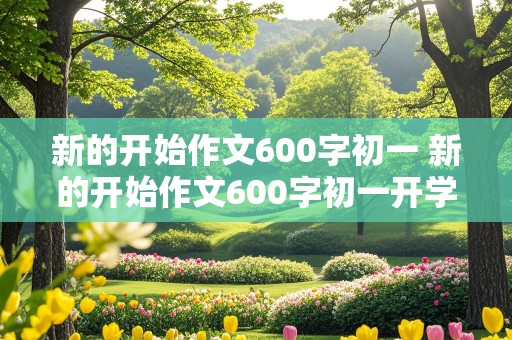 新的开始作文600字初一 新的开始作文600字初一开学