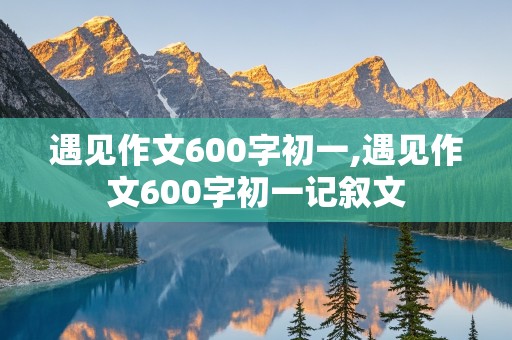 遇见作文600字初一,遇见作文600字初一记叙文