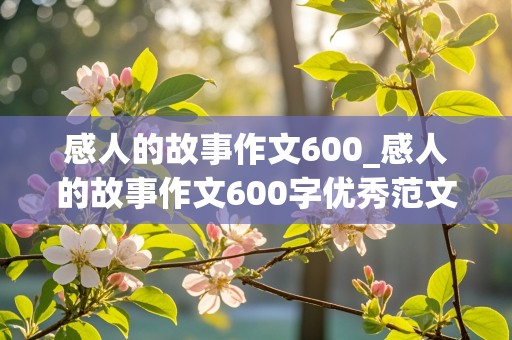 感人的故事作文600_感人的故事作文600字优秀范文