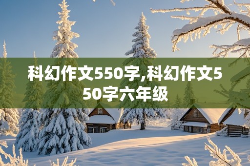 科幻作文550字,科幻作文550字六年级