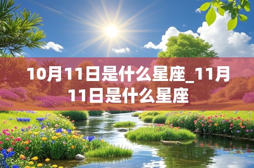 10月11日是什么星座_11月11日是什么星座