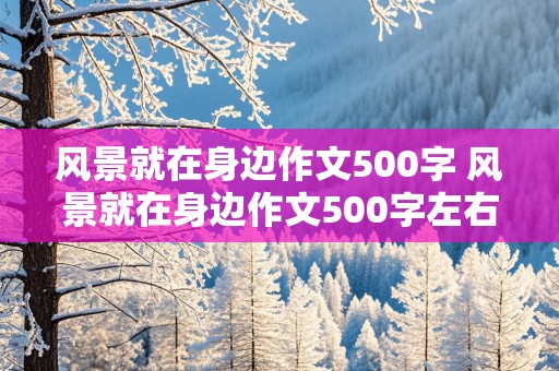 风景就在身边作文500字 风景就在身边作文500字左右